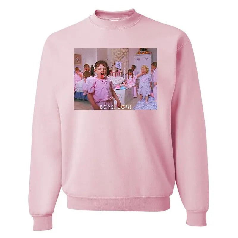 'Boys, Ugh!' Crewneck Sweatshirt T-Shirts, Hoodie | HypeDripTees.com