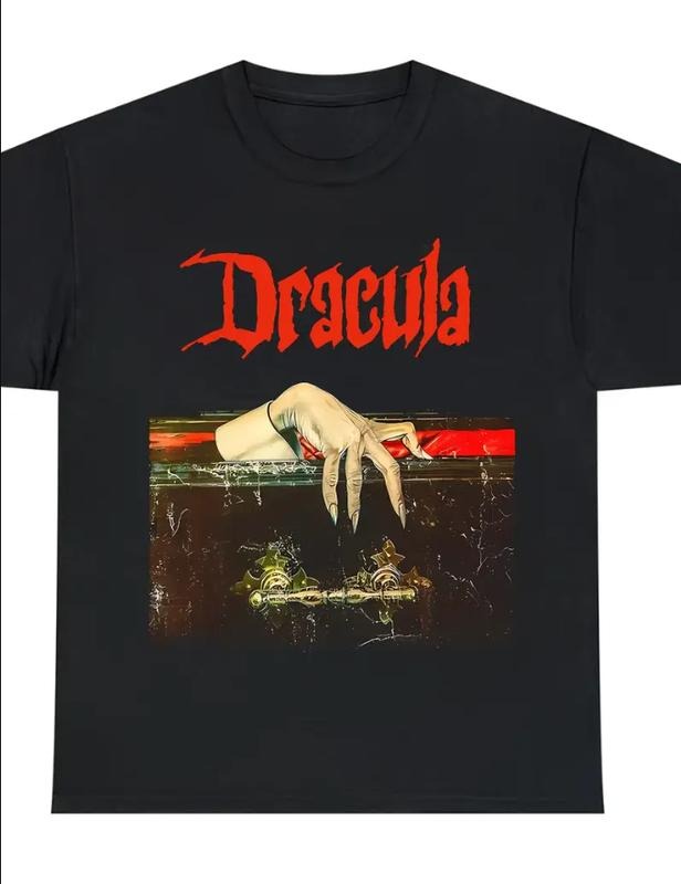 Bram Stoker's Dracula T-Shirt, Vintage Horror Movie Graphic Tee, Classic Gothic Horror Apparel, Retro Film Design Shirt,...