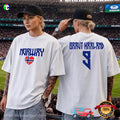 Braut Haaland Norway Soccer Fans 2-sided Shirt