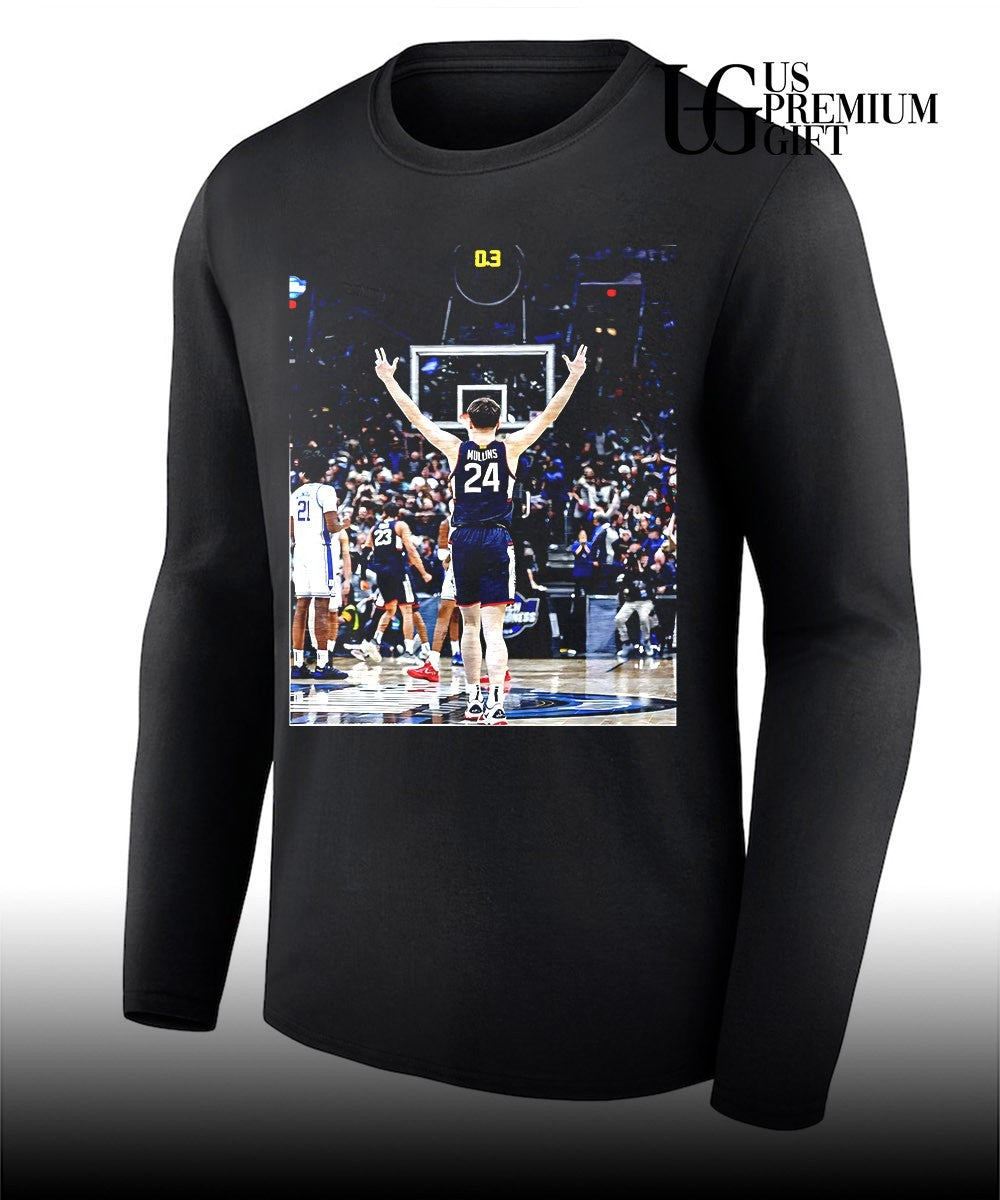 Braylon Mullins 0.3 Seconds Buzzer Beater UConn vs Duke 2026 Elite Eight Final shot graphic shirt