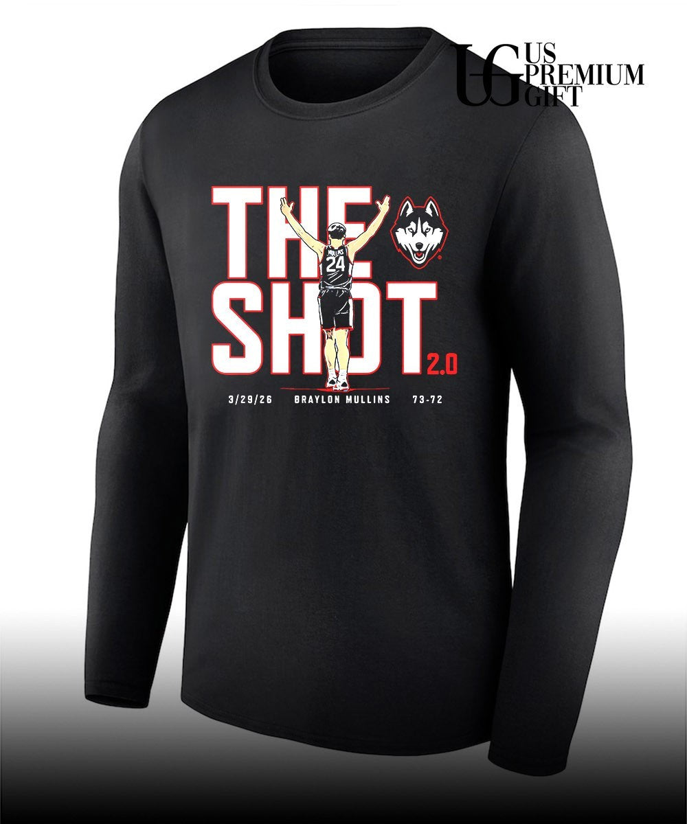 Braylon Mullins The Shot 2.0 UConn Huskies men’s basketball shirt