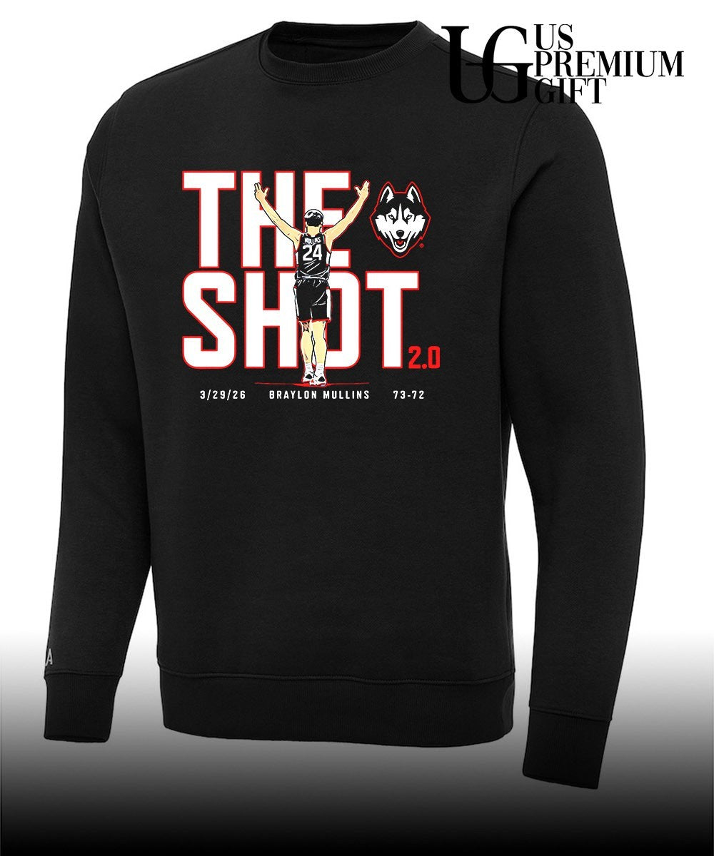 Braylon Mullins The Shot 2.0 UConn Huskies men’s basketball shirt