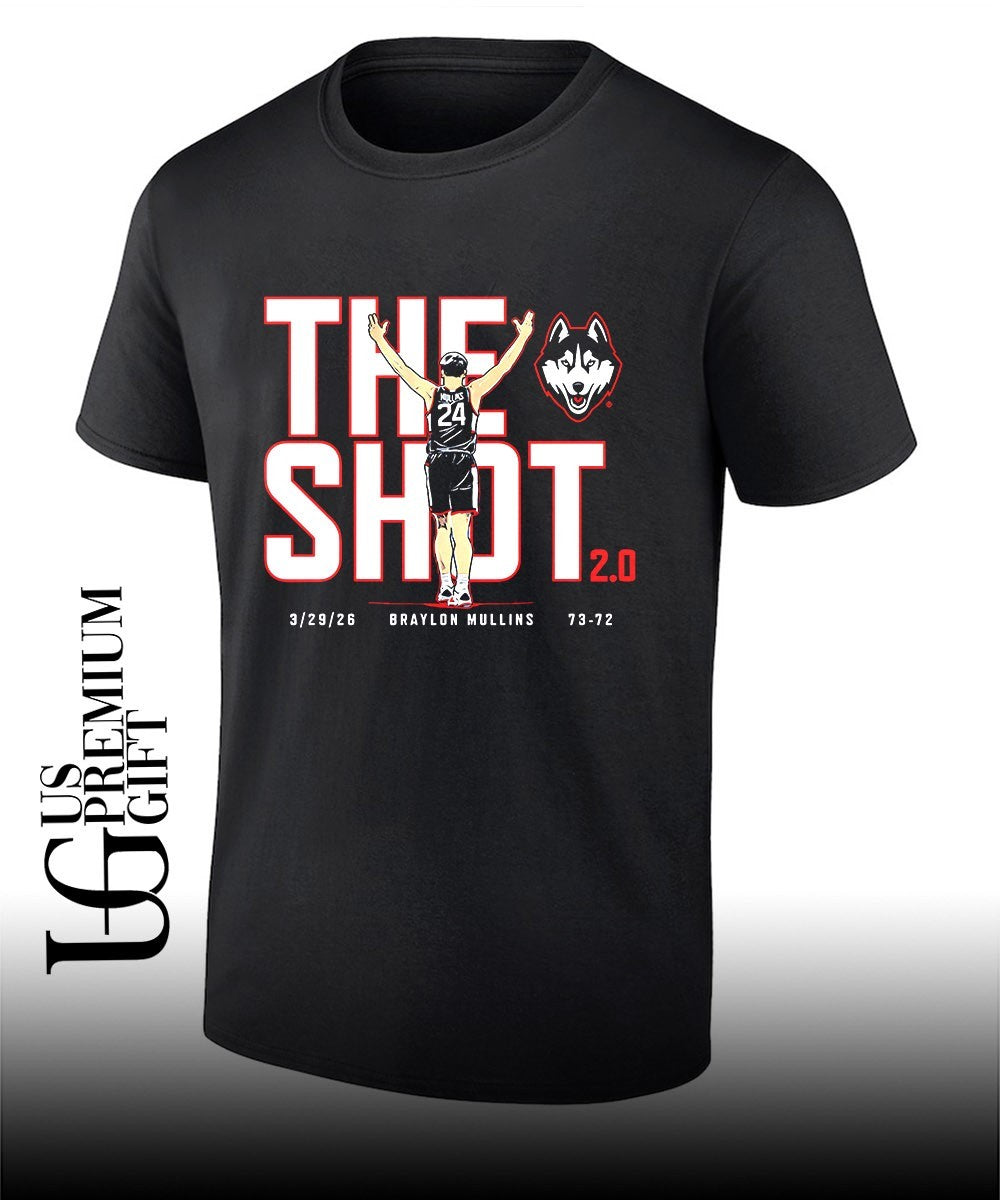 Braylon Mullins The Shot 2.0 UConn Huskies men’s basketball shirt