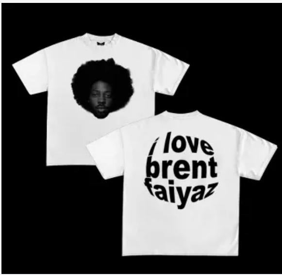Brent Faiiyaz  Graphic Rap Tee 2 Side T-shirt Hoodie, Sweatshirt | HypeDripTees.com