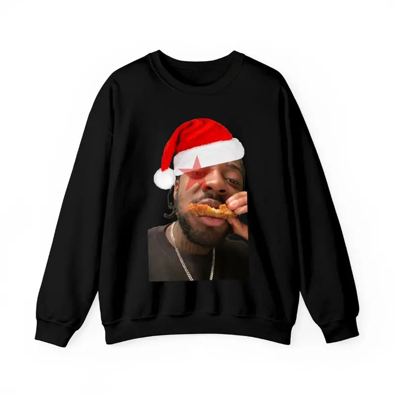 Brenttt Faiyazz Santa Cutee Red Star Sweatshirt, Christmas Shirt Hoodie | HypeDripTees.com