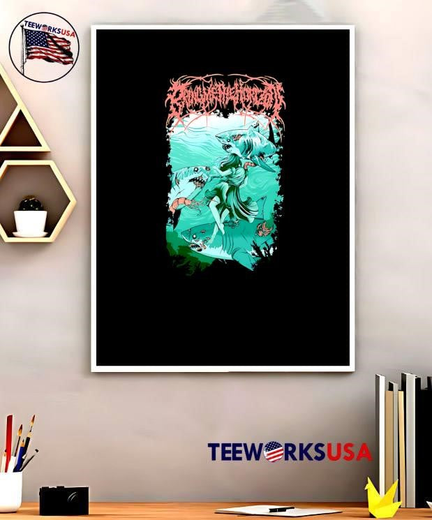 Bring Me The Horizon Girl Swimming with Sharks T-Shirt