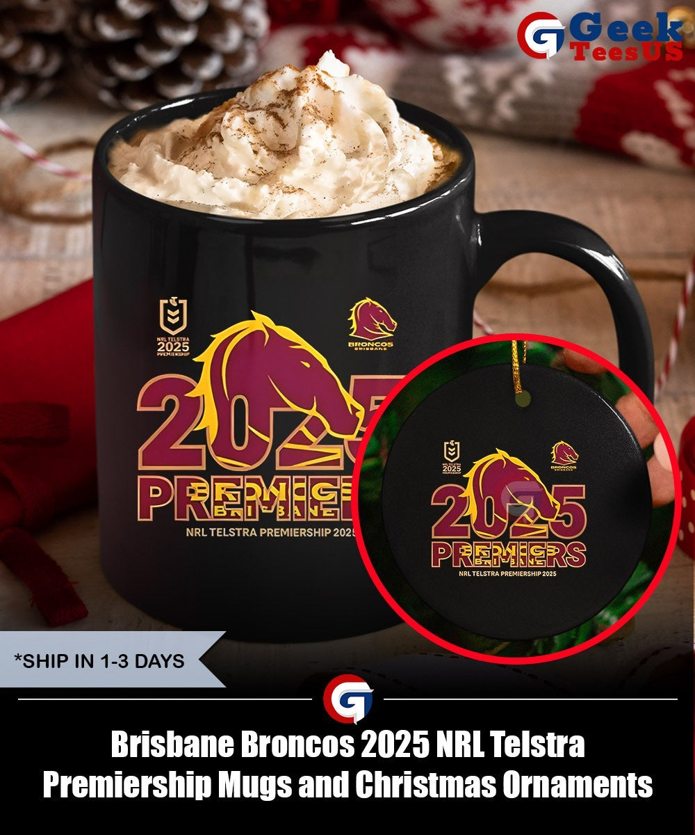 Brisbane Broncos 2025 NRL Telstra Premiership shirt