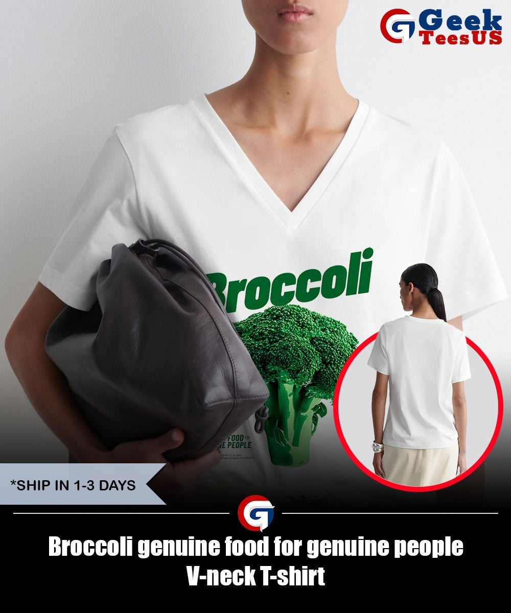 Broccoli genuine food for genuine people shirt