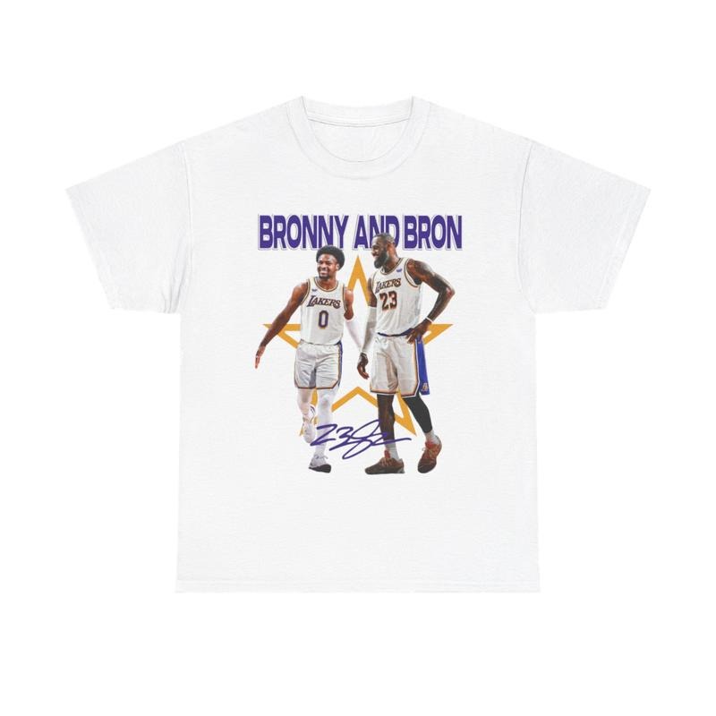 Bronny and Bron Shirt Hoodie, Sweatshirt | HypeDripTees.com