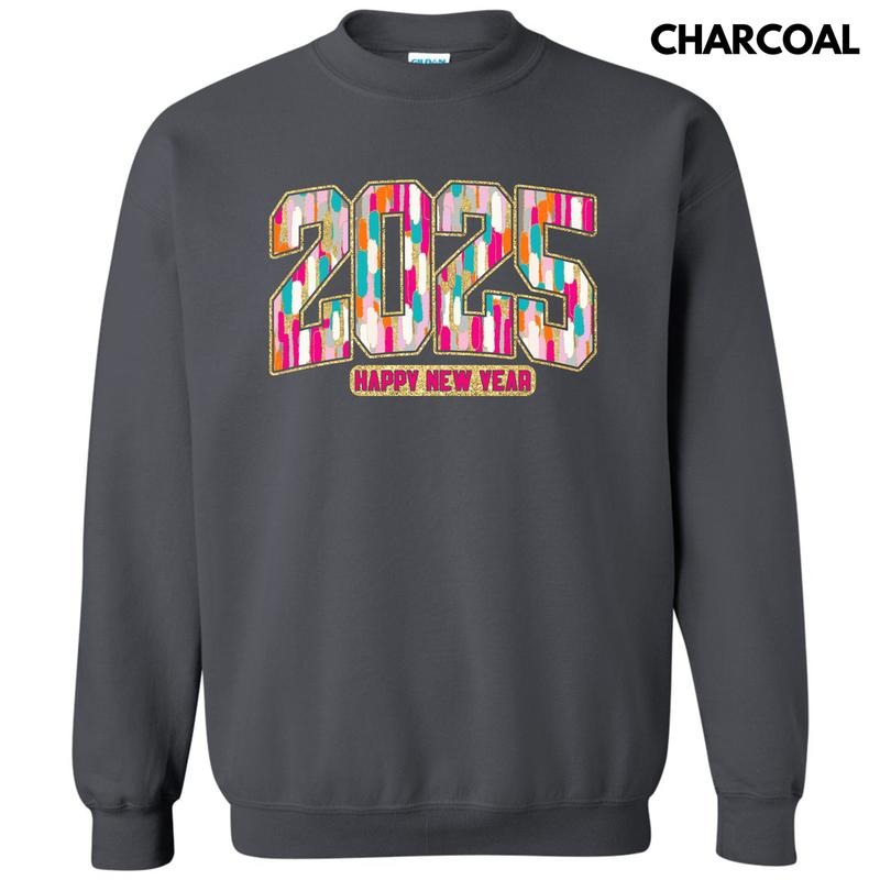 Brushstroke 2025 New Year Sweatshirt 'NLB' T-Shirts, Hoodie | HypeDripTees.com