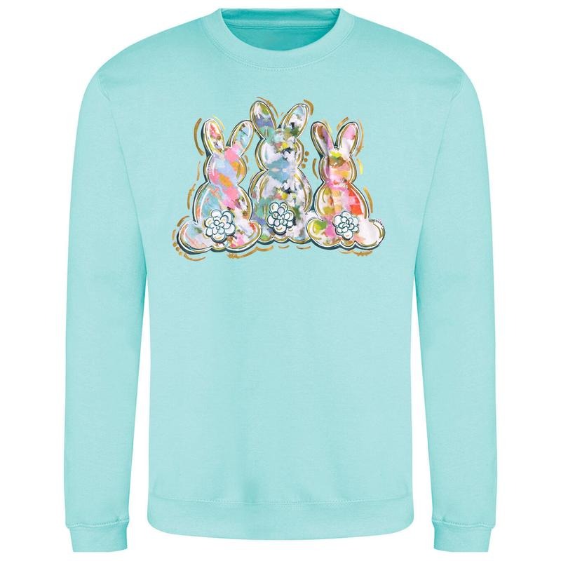 Brushstroke Peter Cottontail Just Hoods Sweatshirt T-Shirts, Hoodie | HypeDripTees.com