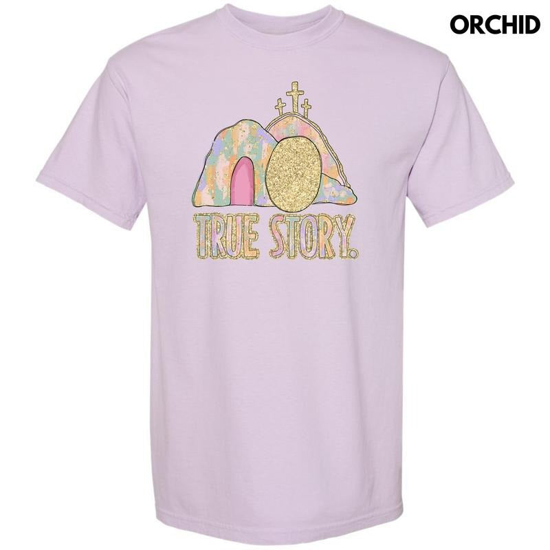 Brushstroke True Story Comfort Colors T-Shirt 'NLB' Hoodie, Sweatshirt | HypeDripTees.com
