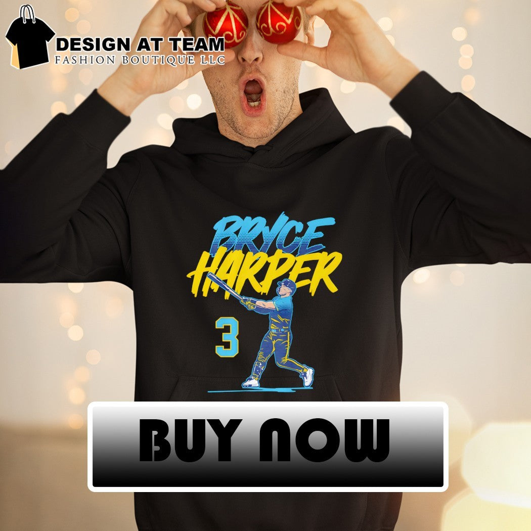 Bryce Harper 3 Philadelphia Phillies Baseball Slugger Swing Number 2026 shirt