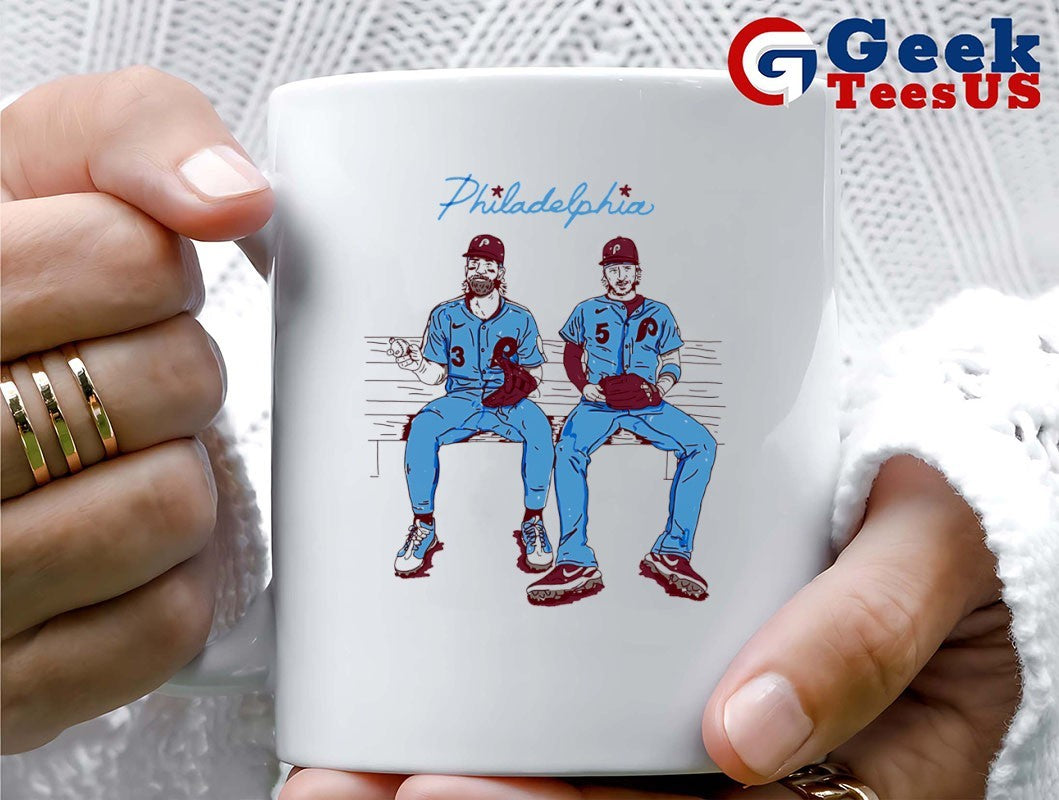 Bryce Harper and Bryson Stott Philadelphia Phillies baseball art shirt