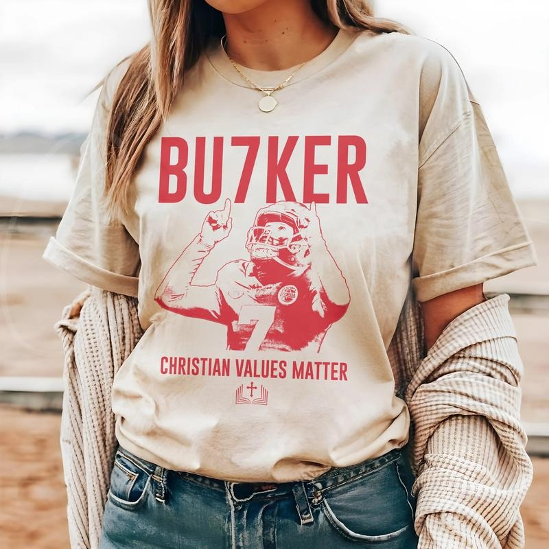 Bu7ker Kicker T Shirt, Stand With Butker Shirt, Sunday Funday, 7 Chiefs Kicker, City Football Shirt, Jesus Is King,...