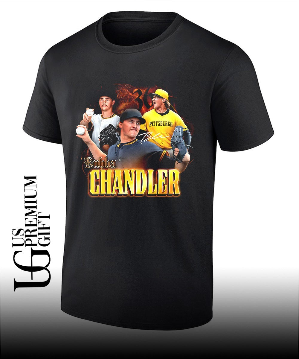 Bubba Chandler Pittsburgh Pirates baseball Photocollage signature shirt