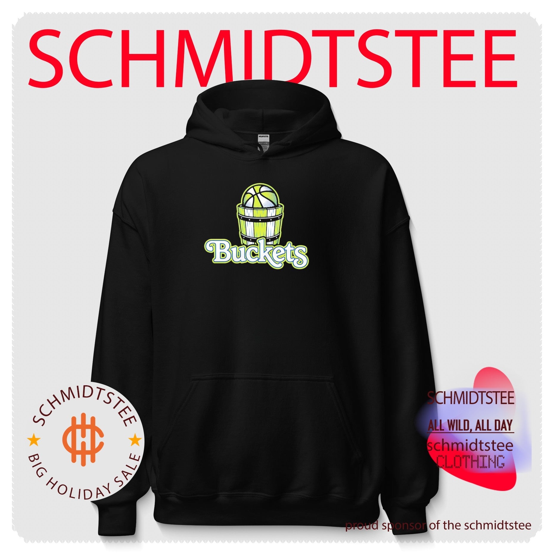 Buckets Basketball hoops sports bucket shirt