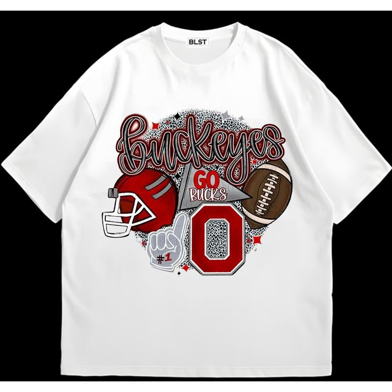 Buckeyes Ohio State Shirt T-Shirt Cotton Comfort Perfect Everyday Tee HipHop Graphic Hoodie, Sweatshirt | HypeDripTees.com