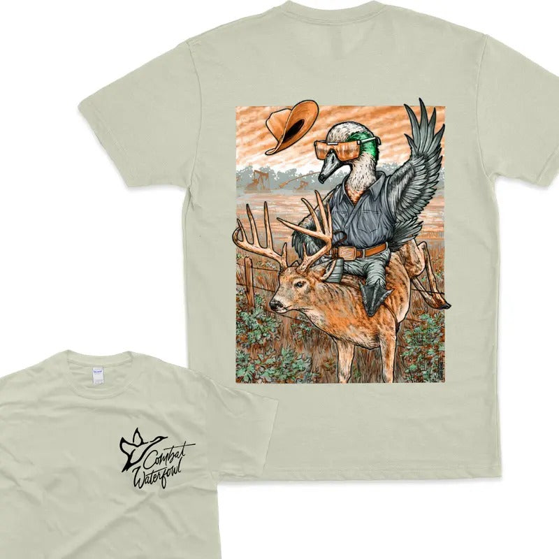 Buckin Cotton Tshirt Hunting 2 sided T-shirt Dolph series Duck Tee Sweatshirt Hoodie | HypeDripTees.com
