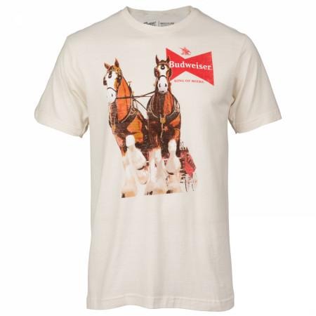 Budweiser Clydesdales White Colorway T-Shirt Hoodie, Sweatshirt | HypeDripTees.com