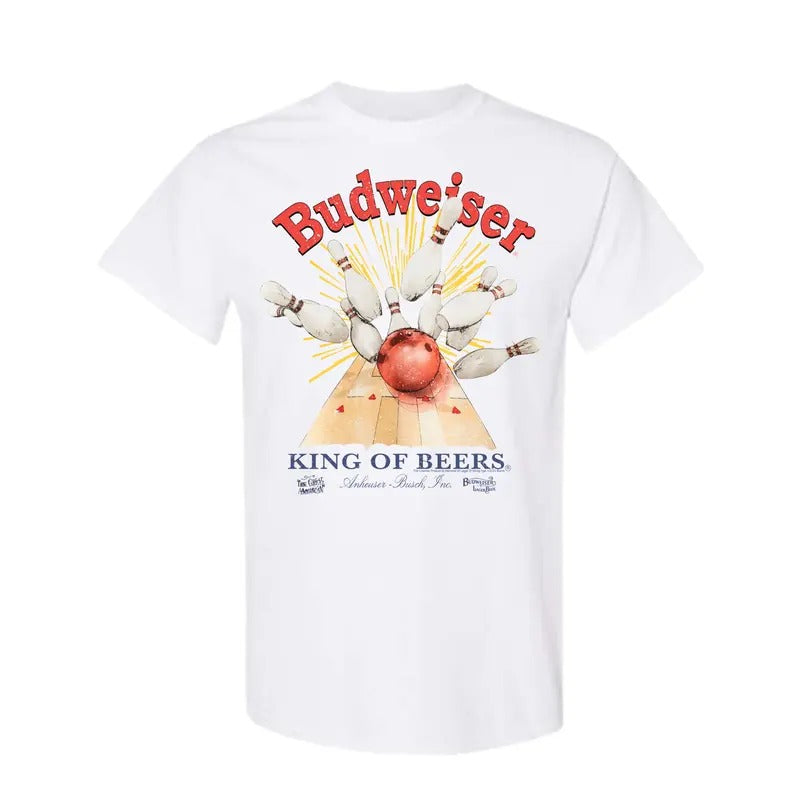 Budweiser Graphic Tee Classic Cotton Tshirt, Gift For Men, Sweatshirt Hoodie For Men Women | HypeDripTees.com