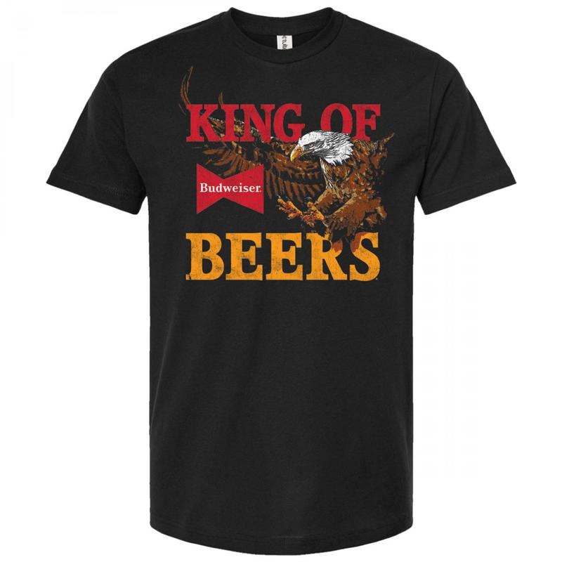 Budweiser King of Beers American Bald Eagle T-Shirt Hoodie, Sweatshirt | HypeDripTees.com