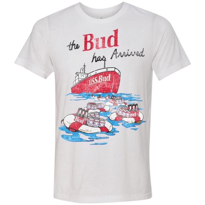 Budweiserr Front print T-Shirt, Vintage Ship Shirt, Gift For Men, Sweatshirt Hoodie For Men Women | HypeDripTees.com