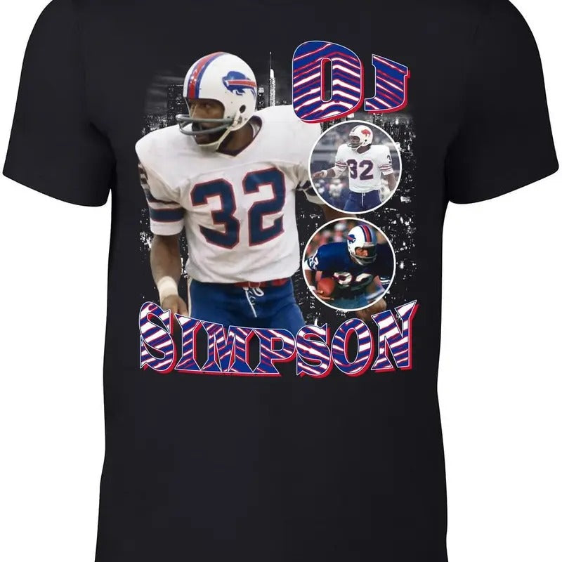 Buffalo OJ Simpson Bootleg Style T-Shirt Hoodie, Sweatshirt | HypeDripTees.com