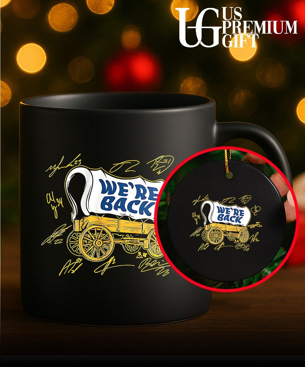 Buffalo Sabres hockey wagon we’re back siganture shirt