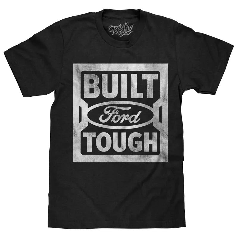 Built Ford Tough Steel Stamp Logo T-Shirt - Black Hoodie, Sweatshirt | HypeDripTees.com