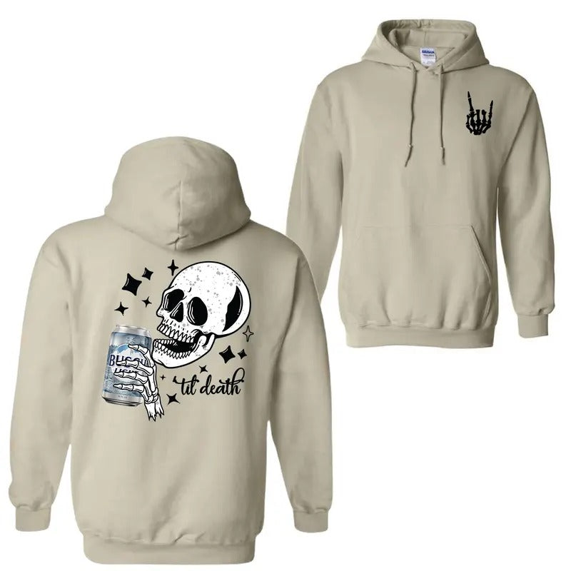 Bull Energy Drink 2 Sided Hoodie Sweatshirt T-shirt, Busch Light Til Death Hoodie For Men And Women | HypeDripTees.com