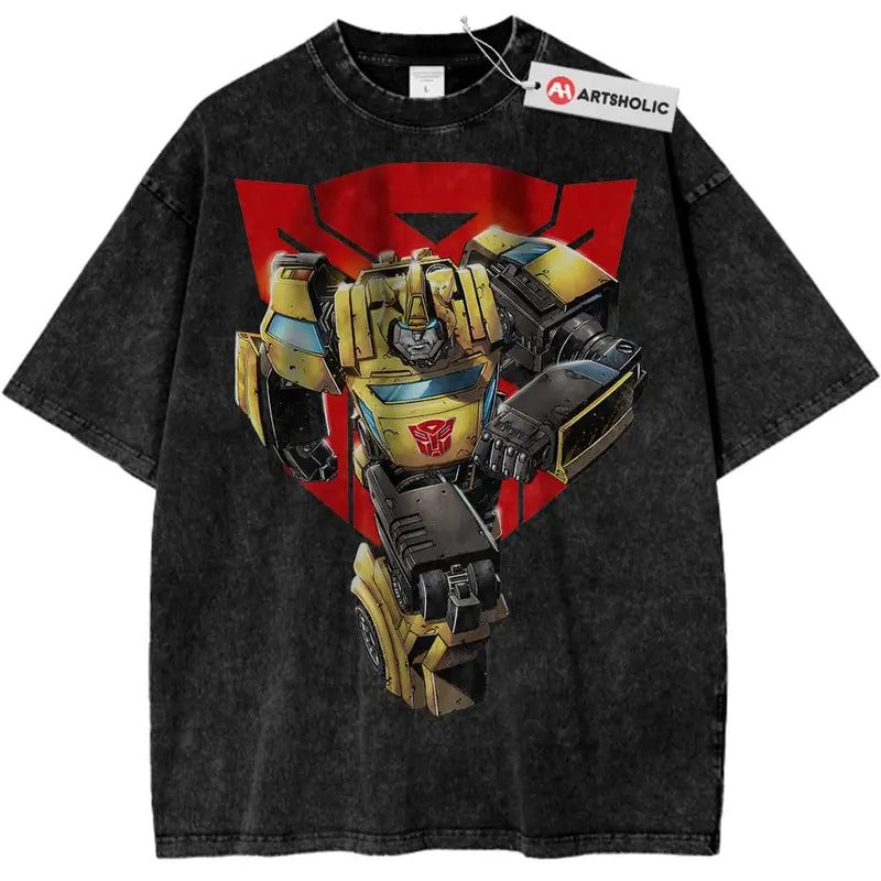 Bumblebee Shirt, Transformers Shirt, Movie Shirt, Vintage T-Shirt Hoodie, Sweatshirt | HypeDripTees.com