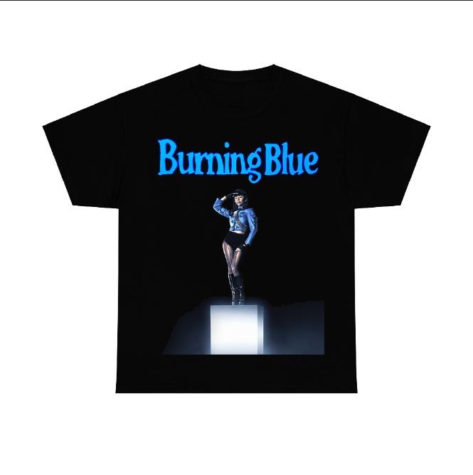 Burning Blue Music Tee, Mariah TS Shirt, Gift Fans Hoodie, Sweatshirt | HypeDripTees.com