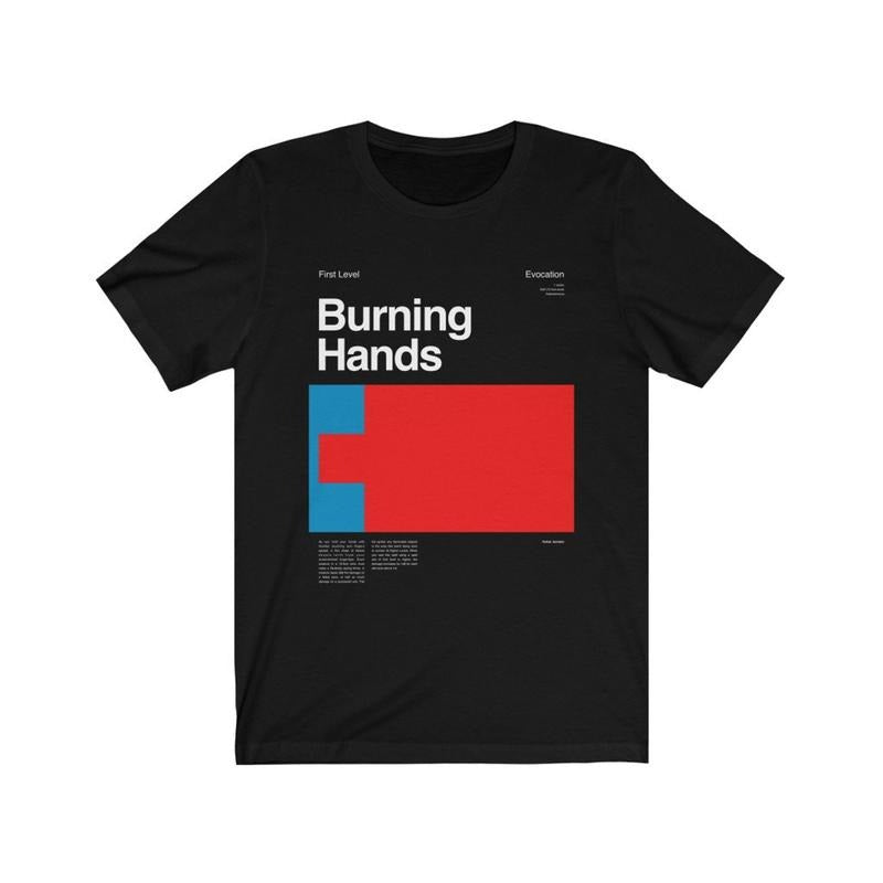 Burning Hands Spell TShirt , Dnd Gifts , Dungeons And Dragons , D&D , Dungeon Master Hoodie, Sweatshirt | HypeDripTees.com