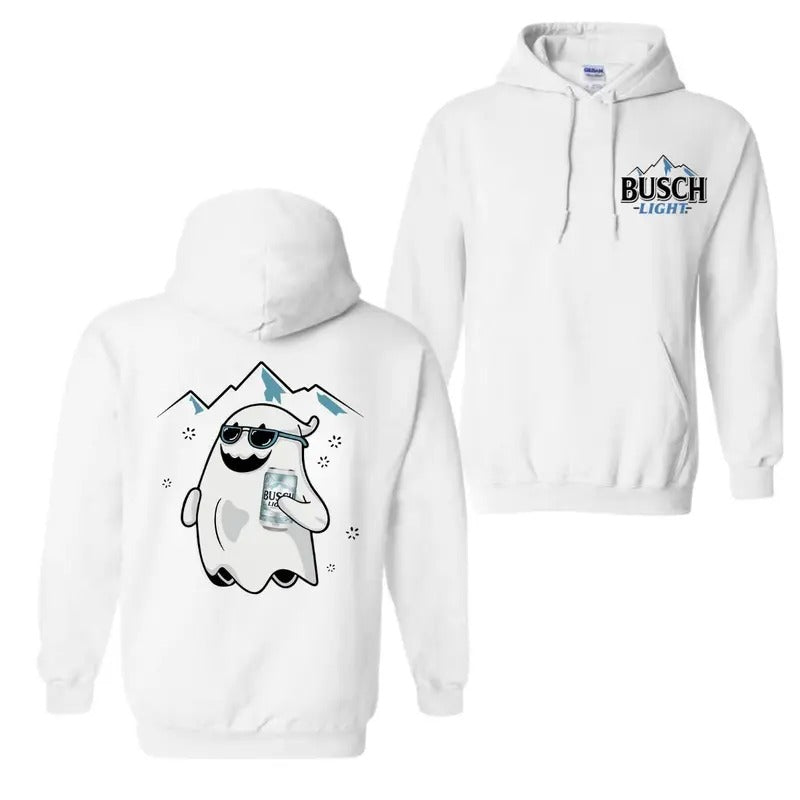Busch Halloween Hoodie DRG, Ghost Halloween T-Shirt DRG, Sweatshirt for Men and Women | HypeDripTees.com