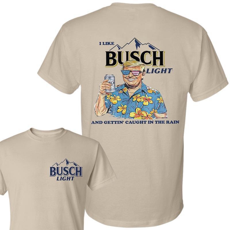 Busch Light Beer Hawaiian Shirt T-Shirt, Funny Drinking Party Tee, Summer Vacation Beer Lover Gift Hoodie, Sweatshirt