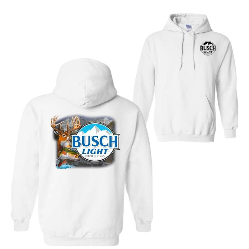 Busch Light Buck & Bass Hoodie - SweatShirt - T-Shirt, Busch Light T-Shirt, For Men, For Women | HypeDripTees.com