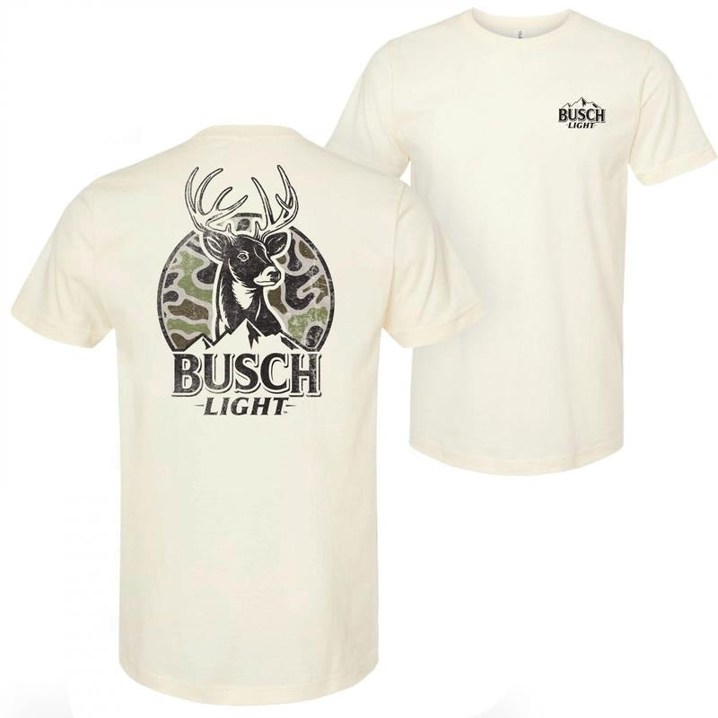 Busch Light Deer Hunting Camo Logo T-Shirt Hoodie, Sweatshirt | HypeDripTees.com