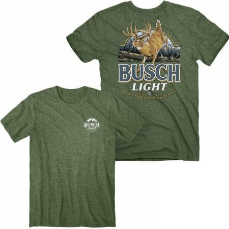 Busch Light Deer Label Front and Back Print T-Shirt Hoodie, Sweatshirt | HypeDripTees.com