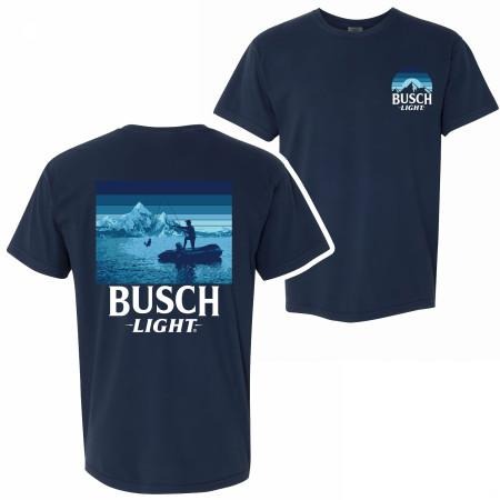 Busch Light Fishing Front and Back Print T-Shirt Hoodie, Sweatshirt | HypeDripTees.com