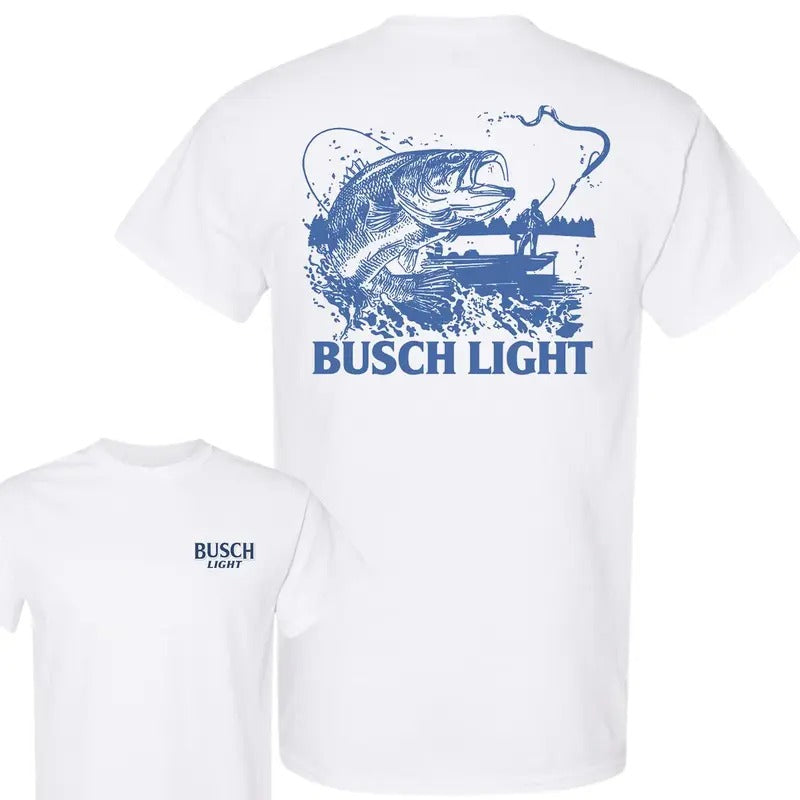 Busch Light Fishing T-shirt, Hungting T-Shirt, Retro Style, Men's Tshirt, Men's Clothes Hoodie, Sweatshirt | HypeDripTees.com