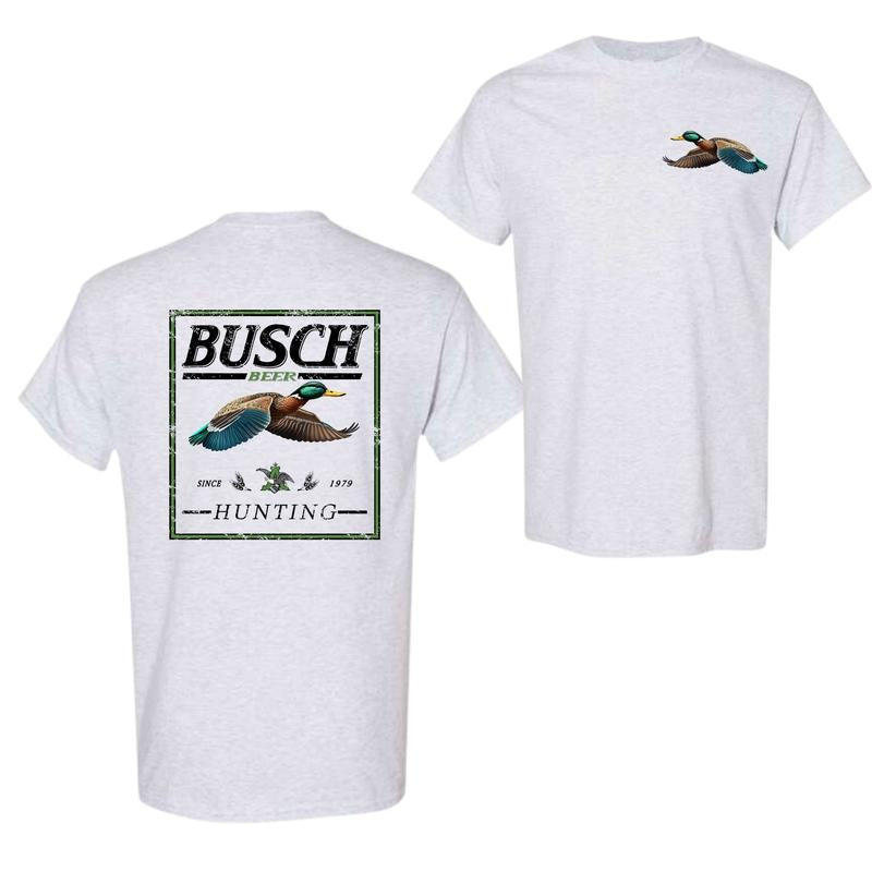 Busch Light Hunting Duck T-Shirt , For Him , For Her Classic Cotton Hoodie, Sweatshirt | HypeDripTees.com