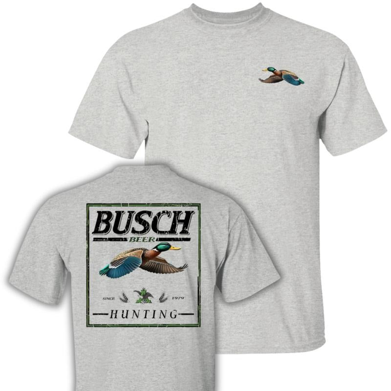 Busch Light Hunting Duck T-Shirt, Trending Both Sides Printed Unisex T-Shirt Casual Classic Hoodie, Sweatshirt