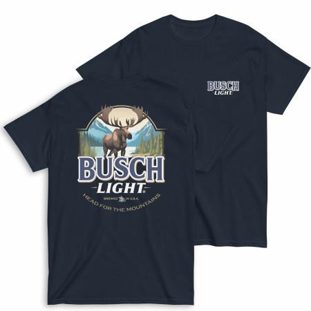 Busch Light Moose Head for the Mountains T-Shirt Hoodie, Sweatshirt | HypeDripTees.com