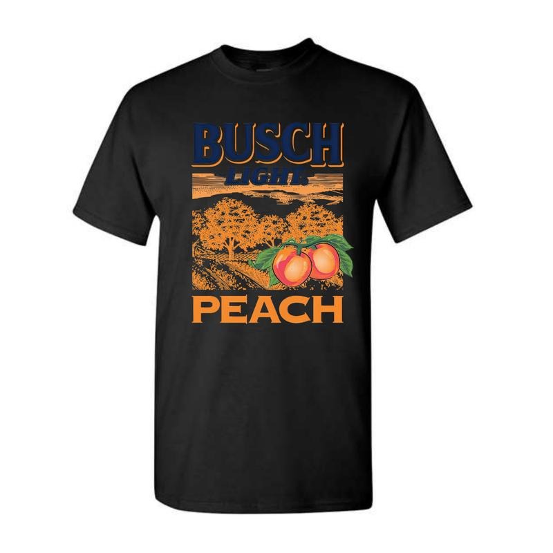 Busch Light Peach Scenic T-Shirt Sweatshirt Hoodie | HypeDripTees.com
