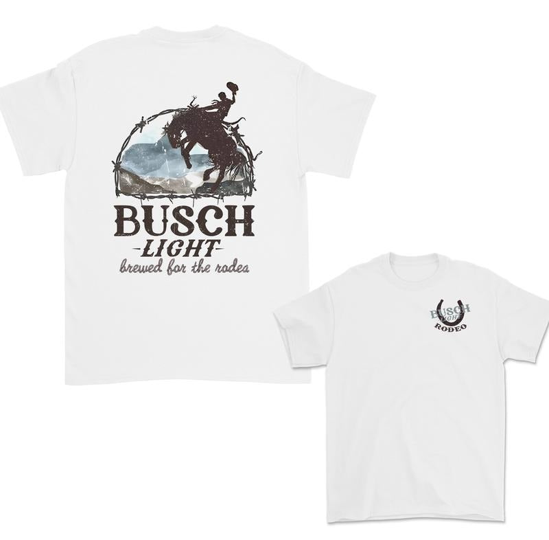 Busch Light Rodeo Cowboy T-Shirt Sweatshirt Hoodie | HypeDripTees.com
