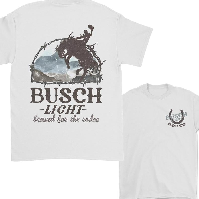 Busch Light Rodeo Tees, Busch Light Brewed For The Rodeo Shirt, RodeoT-shirt Hoodie, Sweatshirt | HypeDripTees.com