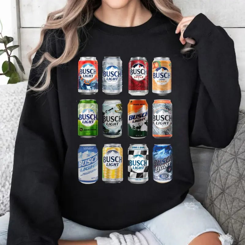 Busch Light Sweatshirt, Busch Lovers Shirt Hoodie | HypeDripTees.com