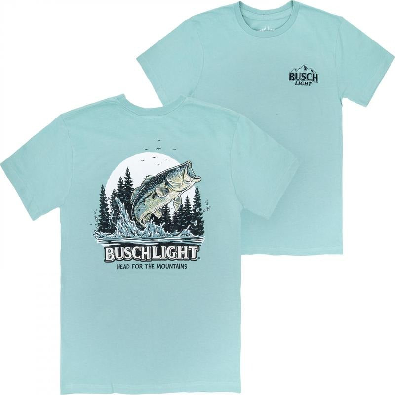 Busch Light Wild Bass Front and Back Print T-Shirt Hoodie, Sweatshirt | HypeDripTees.com