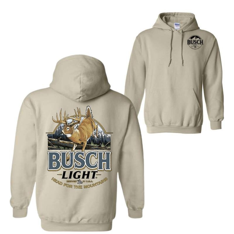 Busch Light, Head for the Mountains, Hunter Beer, Beer Shirt Hoodie, Sweatshirt | HypeDripTees.com
